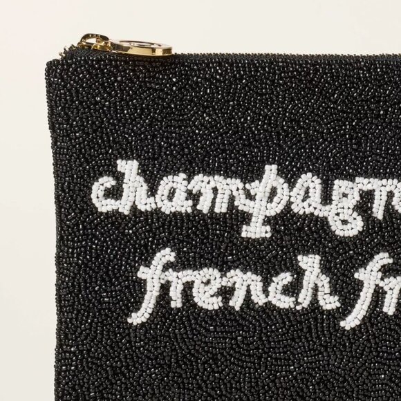 NWT Champagne & French Fries Beaded Clutch - kate spade new york x Target - Picture 4 of 4